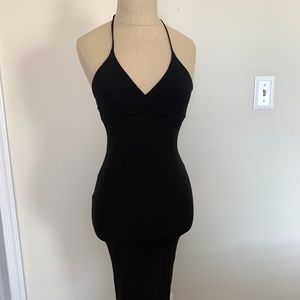 Women's Arden B Sexy Black Halter Dress XS